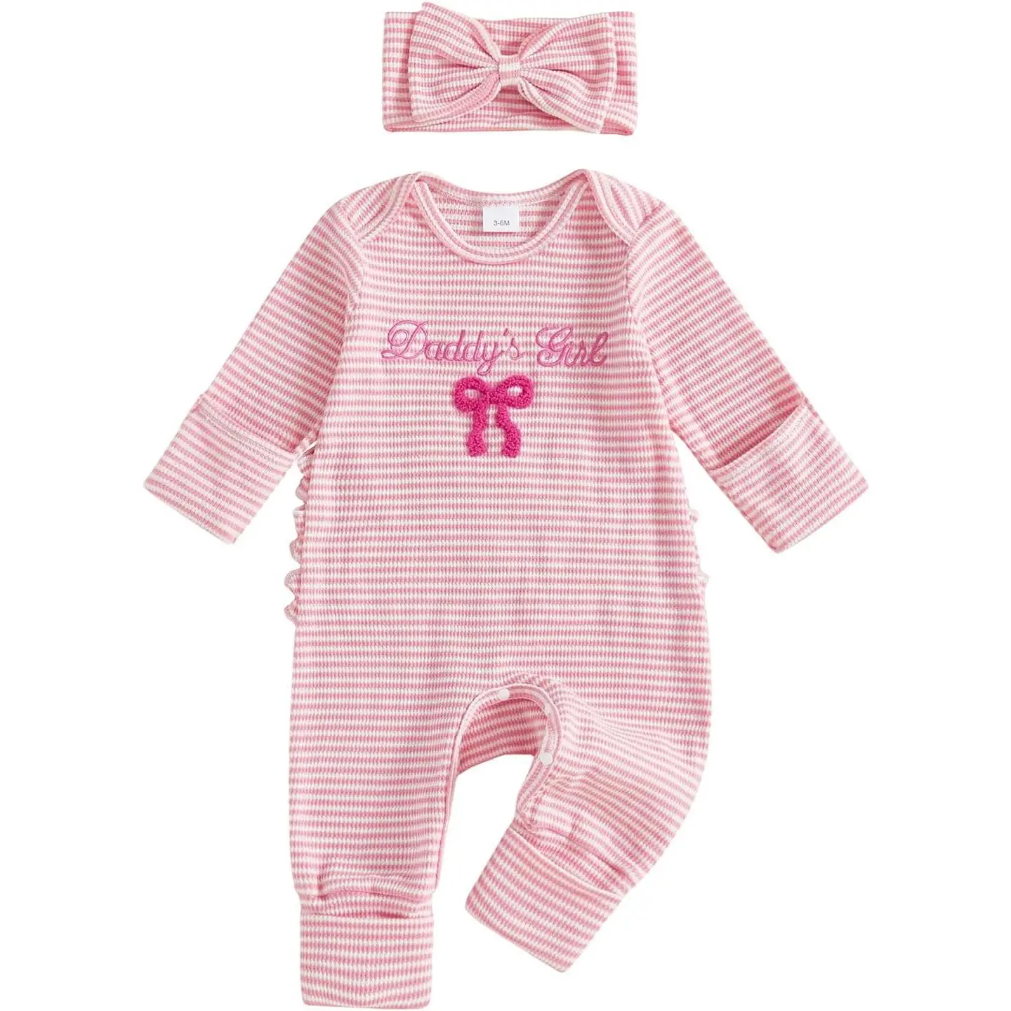 Daddys Girk Bow Pink