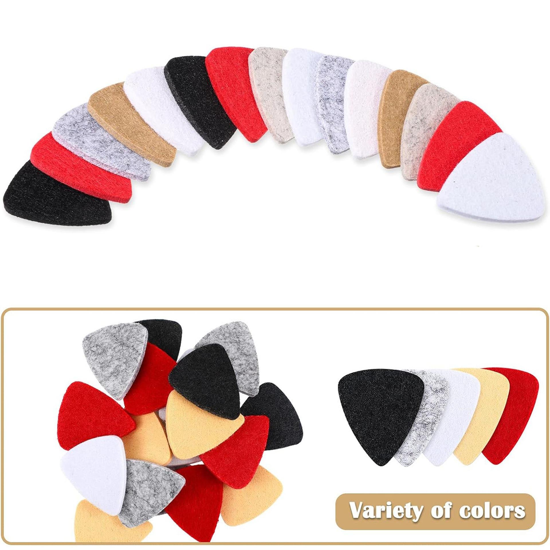 10 pieces of ukulele picks, UK wool felt picks, universal for ukulele, nylon string picks for four-string guitar