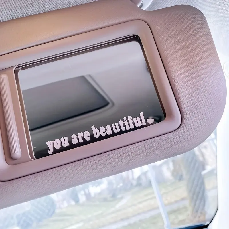 Car stickers - they are very beautiful. Interior decorations - stylish rearview mirror stickers. Creative designs - sports PVC vinyl decals.