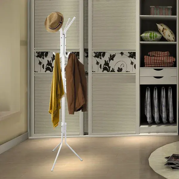 Standing Coat Rack Organizer with Hangers for Home Storage & Organization, Home Supplies Storage Racks, Hangers And Racks