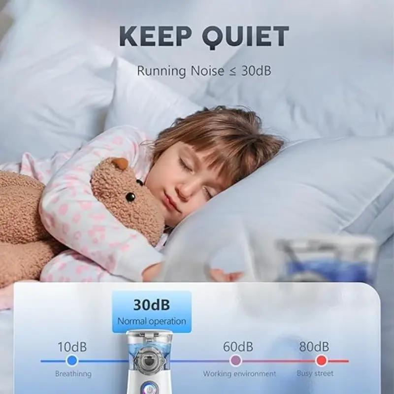 Portable Ultrasonic Air Humidifier, Compact Air Humidifier with Double-Power Mode, Suitable for Home and Travel, Face Care Product, USB Humidifier Machine