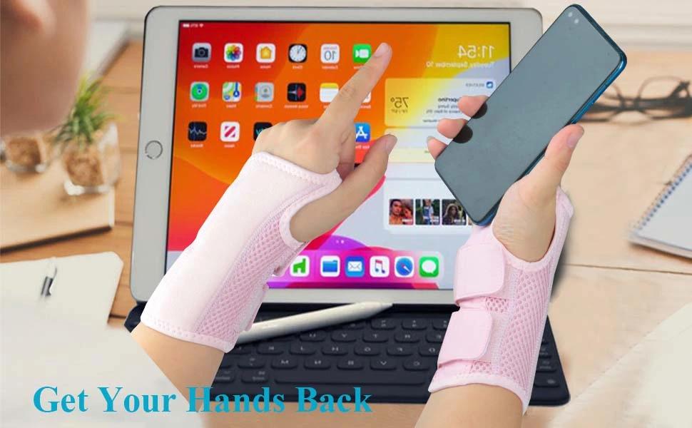 THE WELL KEPT Carpal Tunnel Wrist Brace, Adjustable Wrist Support Brace, Night Wrist Sleep Supports Splints Arm Stabilizer