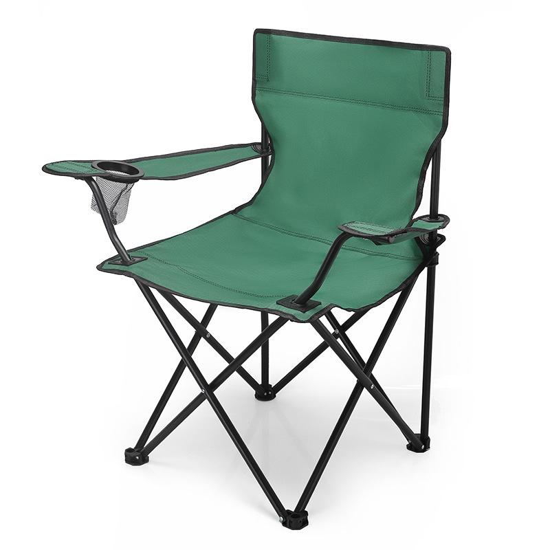 Foreign trade armchair portable backrest folding chair camping fishing stool art sketch cup beach chair