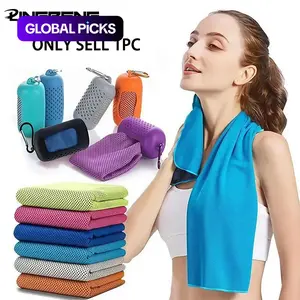 Quick-Drying Sports Cooling Towel, 1 Count LINGPENG Fitness Cool Towel, Breathable Absorbent Cold Towel for Yoga, Golf, Gym, Camping and Running #GLOBAL PICKS