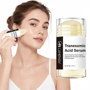 40g 2% Tranexamic Acid Facial Serum Stick with Strawberry Extract, 2% Vitamin C Derivative - Gel Formula, Improves Appearance of Uneven Skin Tone & Dark Spots - For Dull Skin & Dark Spots, Brightening Care