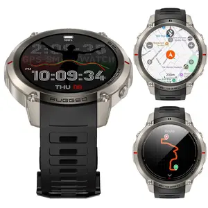 GPS Smartwatch,  Smart Watch with Offline Map, 1.43 Inch AMOLED Screen, Zinc+Aluminum Body, 5ATM Waterproof ,500Mah Battery, Bluetooth Calls, Heart Rate Monitoring ,Sleep Monitor,170+ Sports Mode, Fitness Tracker  for Android IOS Phones