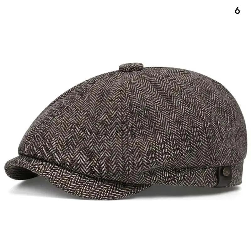 Men Casual Peaky Blinders hat Spring Autumn Retro Beret Hats Wild Casual Hats Unisex Wild Octagonal Cap girl Newsboy English hat