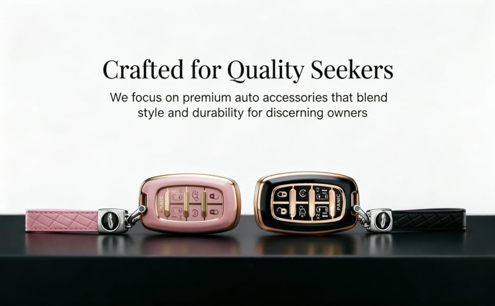 Key Fob Cover for Chrysler Pacifica, 7 Button Soft TPU Key case for 2017-2025 Touring, Pinnacle, Limited, Voyager, 2020 Proximity, Smart Remote Keyless 68217832AC, 68217832AB, M3N-97395900