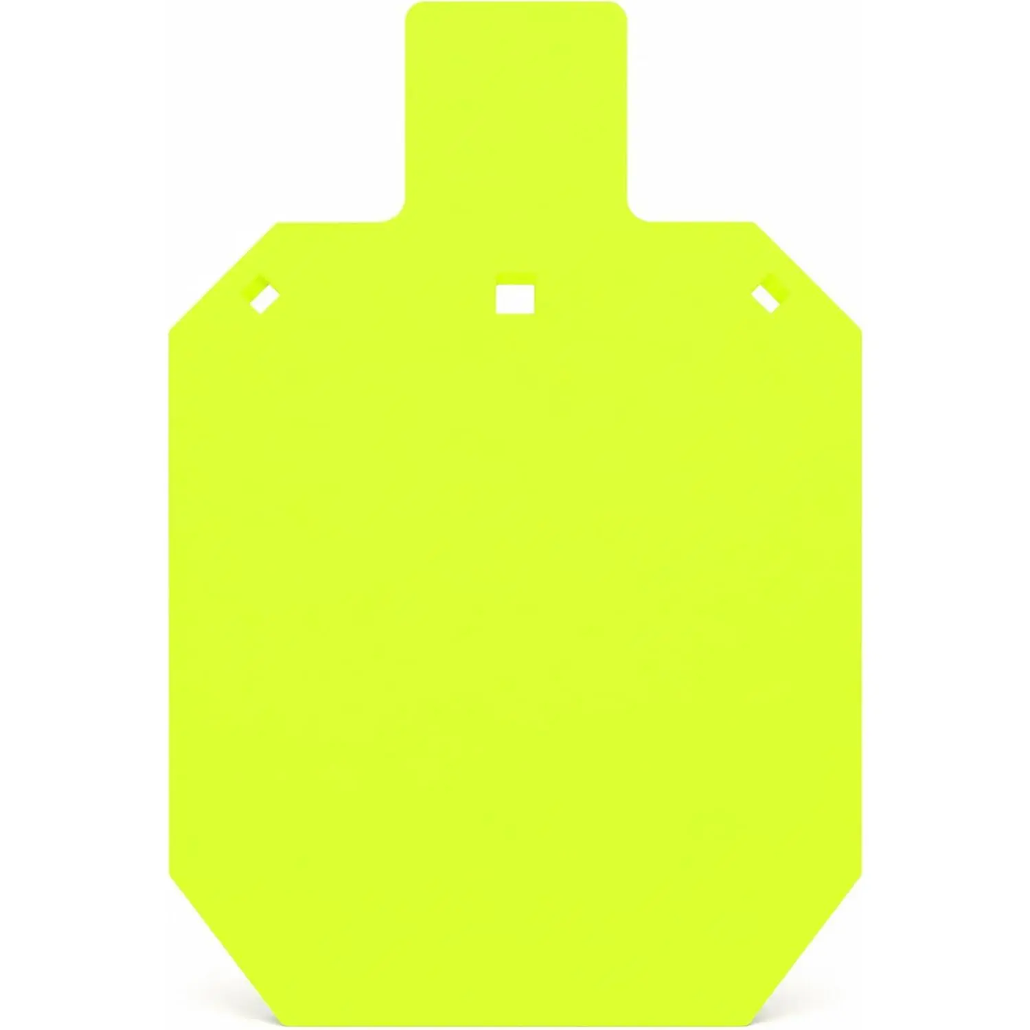 AR500 Steel Target for Shooting, 3/8 in Thick Torso-Shape Steel Plate, High Visibility Reusable Metal Range Plate for Outdoor Practice