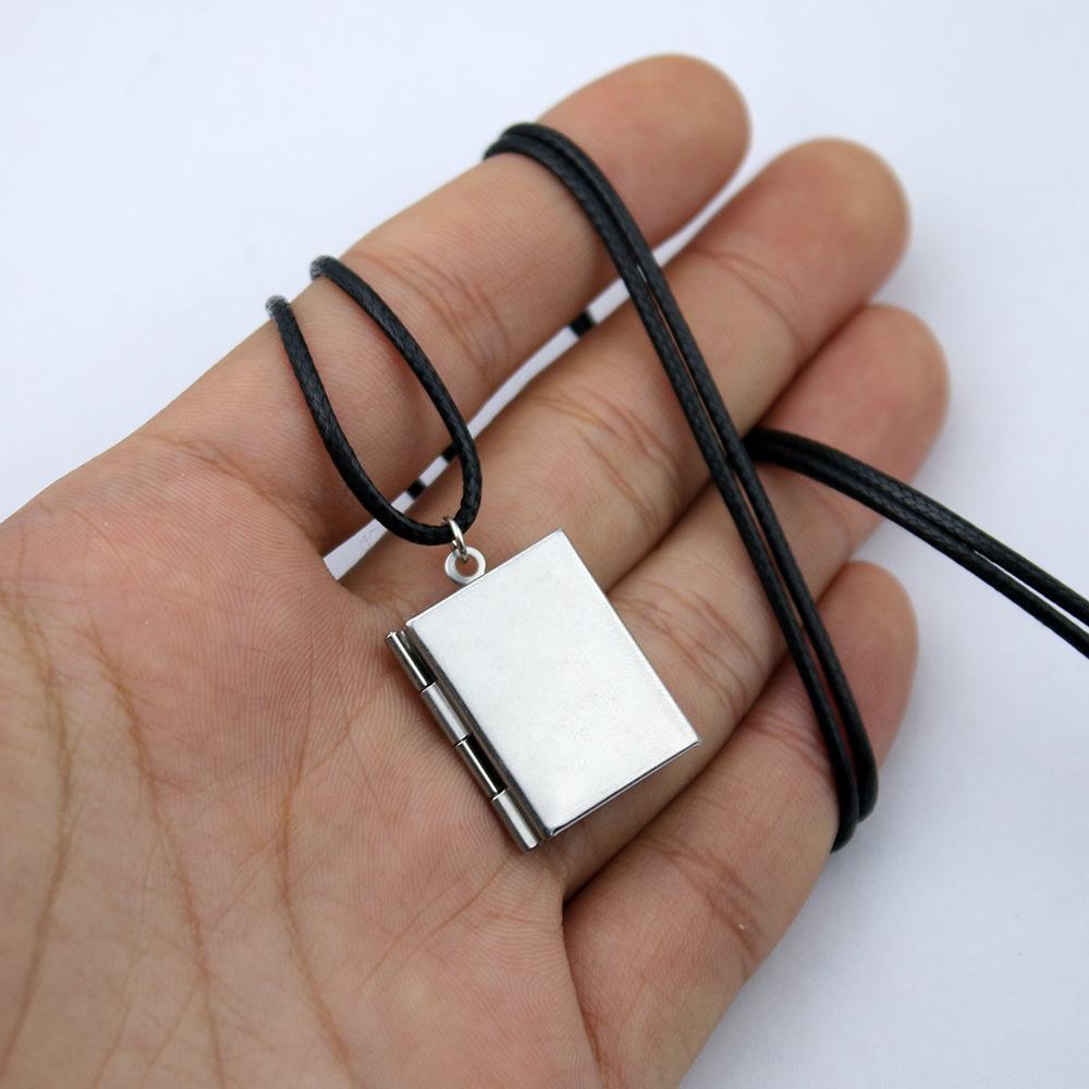 Anime Aoi Todo Same Style Necklace Openable Photo Frame Pendant Sweater Chain Cosplay Accessories Men'S Necklace Jewelry Gift