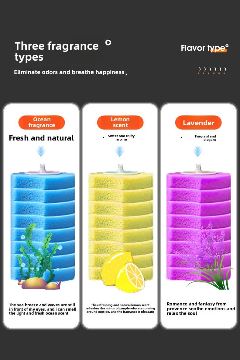 Disposable Toilet Brush with Holder, Deep Clean Toilet Scrubber with Replacement Heads, Quick Clean Toilet Brush for Bathroom, No Drilling