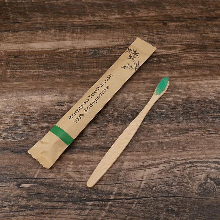 set de cepillos de Bambu ecologicos y 100% Biodegradables Toothbrush Comfort Oral