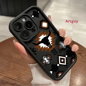 Phone Case for 17 Air iPhone 16 Pro Max 15 Plus 16E 14 13 12 11 XS XR  mini Retro Western Cowboy Advanced fashion gift Drop Protection Shockproof Soft Silicone smartphone Cover
