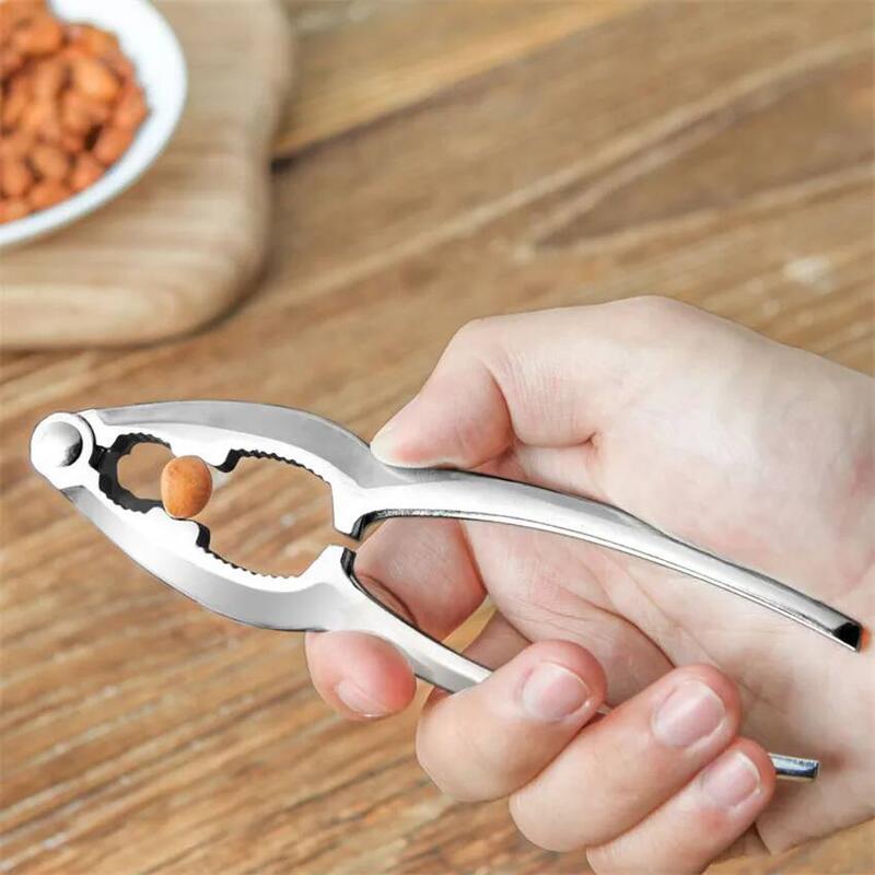 Zinc Alloy Nutcracker Sheller Crack Al Walnut Pecan Hazelnut Filbert Nut Kitchen Nut Sheller Clip Tool Clamp Plier Cracker