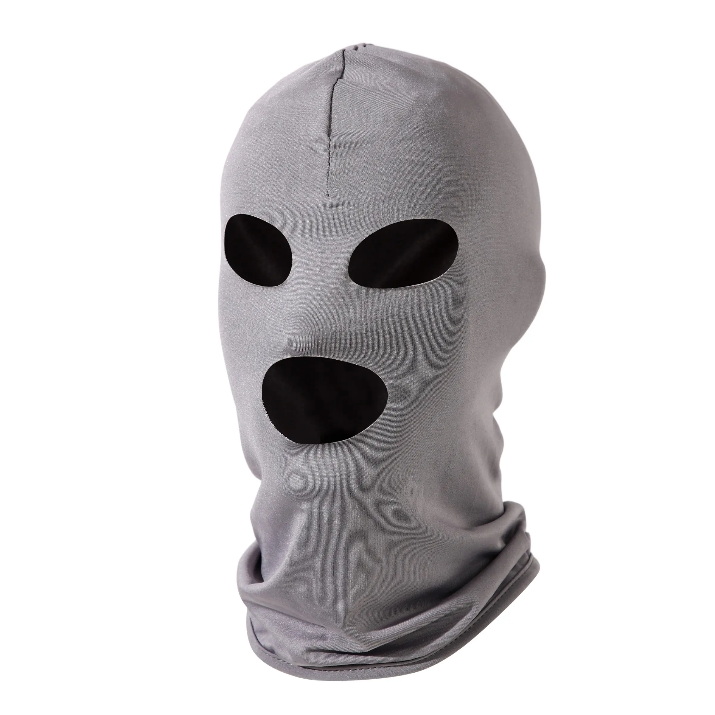 Summer Ice-Feel Lightweight Breathable UPF50 Windproof Quick-Dry Helmet-Compatible Full Face Mask, Minimalist Functional Design, Outdoor Sports Mask