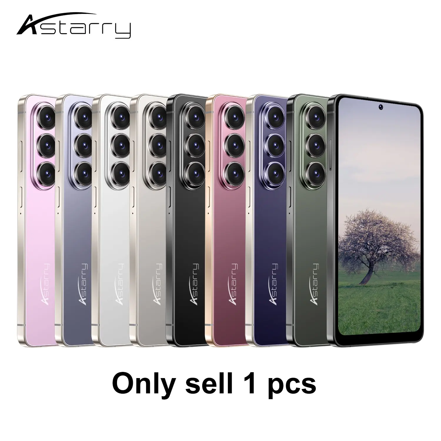 Astarry 4G Smartphone S26 Ultra, 6.75-inch Large Clear Screen  3GB+32GB  Android 12  Portable & Minimalist Phone  4100mAh  Dual SIM WiFi Bluetooth Ideal as Surprise Gift  Spare Phone Student Phone and Entertainment Device