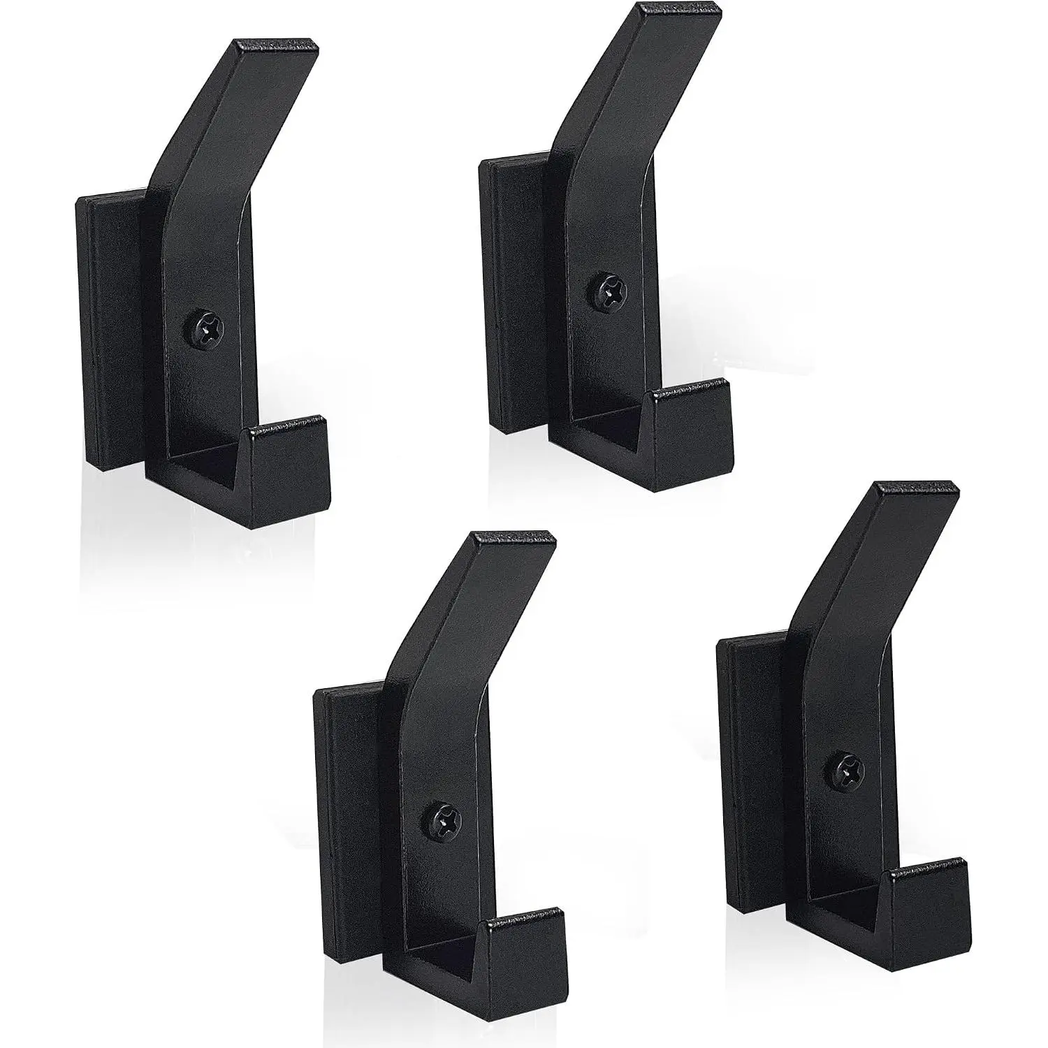 4 Pack Heavy Duty  Double Hooks  Cruise Closet Organizer | Neodymium ,rubber coated;Rustproof; hooks maximize space;For cruise cabin, closet;Ideal for travelers