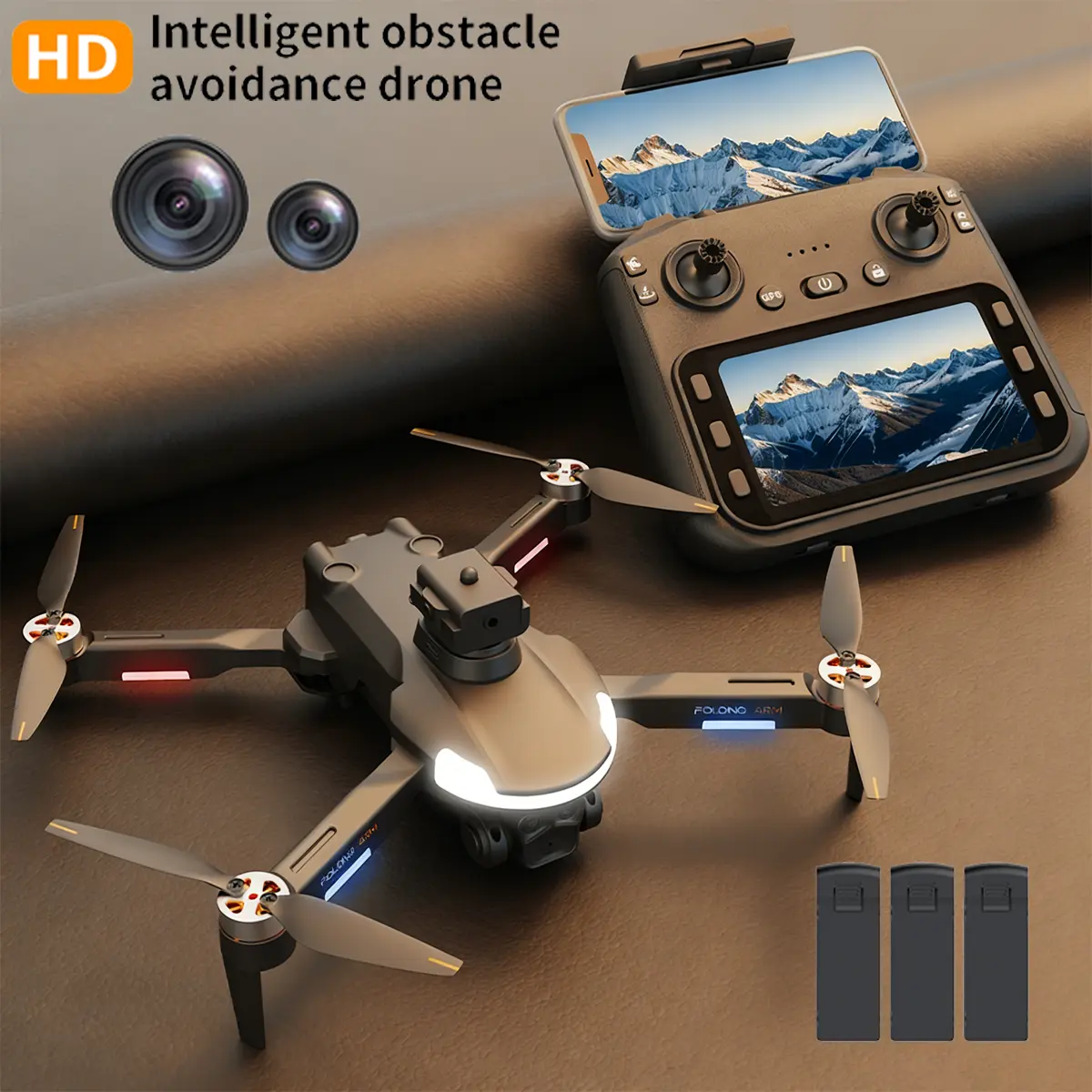 NEW CZ20 Drone HD Camera 360° All-round Obstacle Avoidance WIFI Gesture Photography Foldable Screen Remote Control Toy, Outdoor Flying, Aerial Photography, Foldable Design, Lightweight Drone, Stable Flight, Durable Build, Wifi Drone, GPS Drone