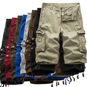 Streetz Men's 2025 Summer Army Military Tactical Cargo Shorts, Casual Solid Multi-Pocket Plus Size High Waist Ultra Lightweight Athletic Gym Shorts for Tropical Weather
