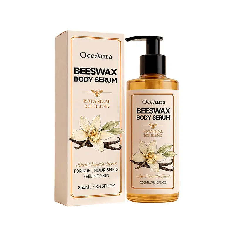 Beeswax Nourishing Body Essence Serum, Smooth Texture, Light Fragrance, Clear Formula, Moisturizing & Hydrating, Ideal for Daily Use