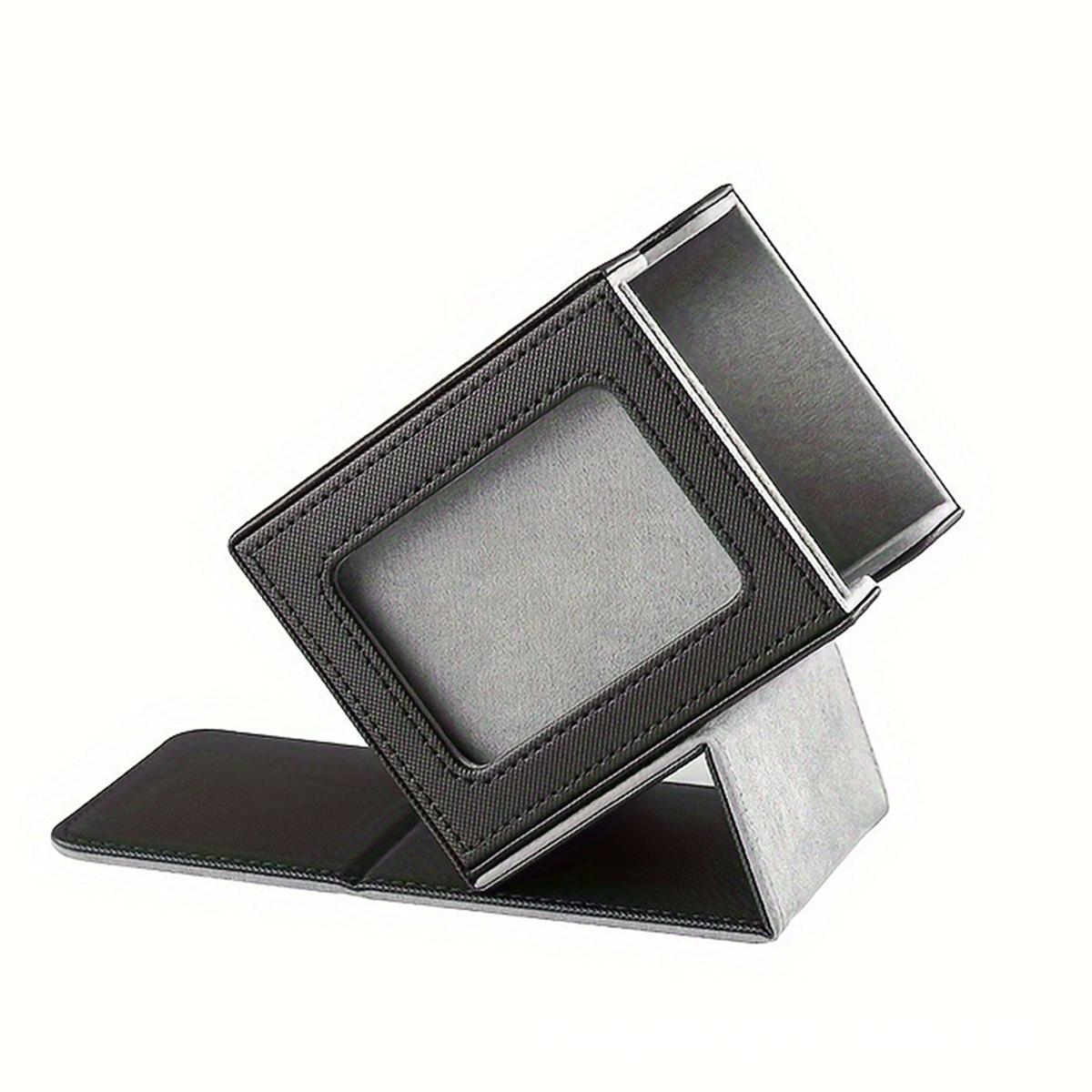 Windowed card box - PU leather vertical insert game card box - Pokémon game card storage box - Pokémon card storage box