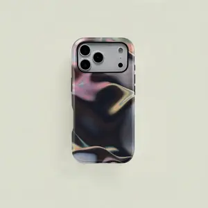 Vintage Abstract Dark Gradient Fluid Marble Protective Case fit iPhone 17 Pro Max 16 15 14 13 12 11 Samsung S26 S25 S24 S23 S22 Ultra, Anti-Drop Shell, Trendy iPhone 17 Pro Max Cases Girls, Moody Gift For Her Men's Cool Gadgets