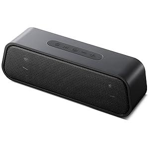 DE413 Portable 5.4 Bluetooth Speaker 9D Surround Sound Hi-Fi IPX5 Waterproof Multi-Mode USB Connection for Computers TVs and Devices