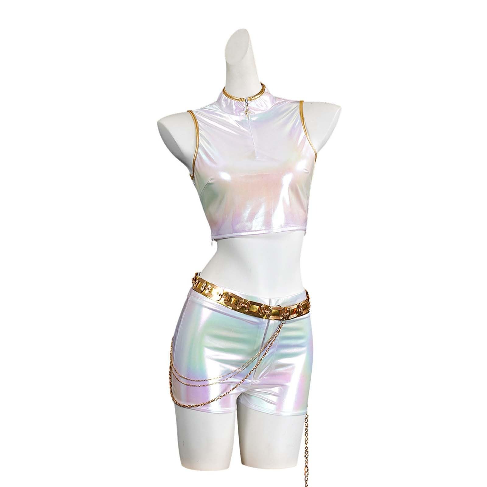 Halloween Dance Costume and Music fashion Style Cosplay Set |               3-piece Performance Set Children's Party Suitable for Ages 3-12