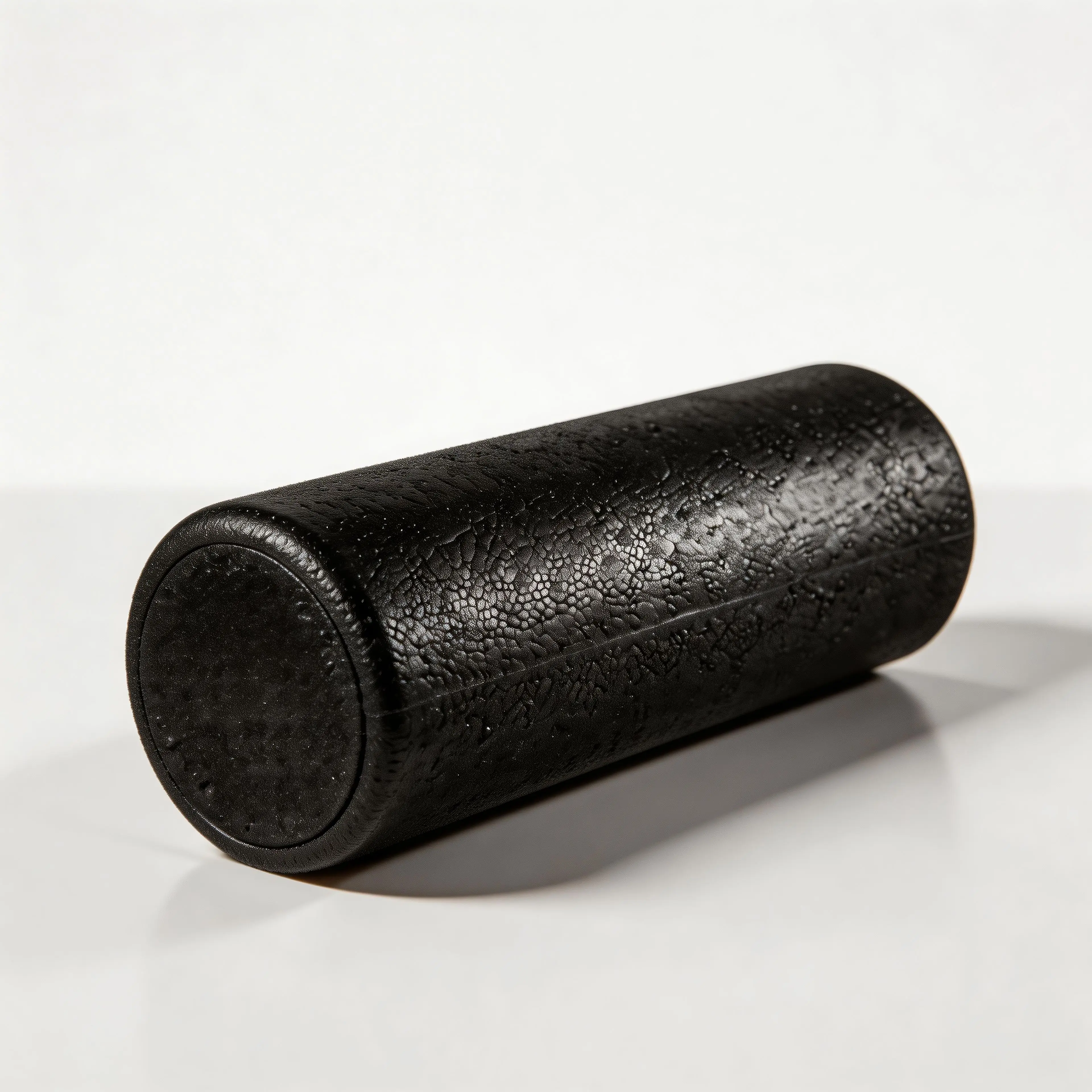 ARCH High Density EPP Foam Roller for Deep Tissue Massage, Muscle Recovery, Myofascial Release, Back Pain Relief, Yoga, Fitness, Physical Therapy, Black Solid Roller for Legs, Neck, Full Body Use, Compact Travel Size, Black Color Options