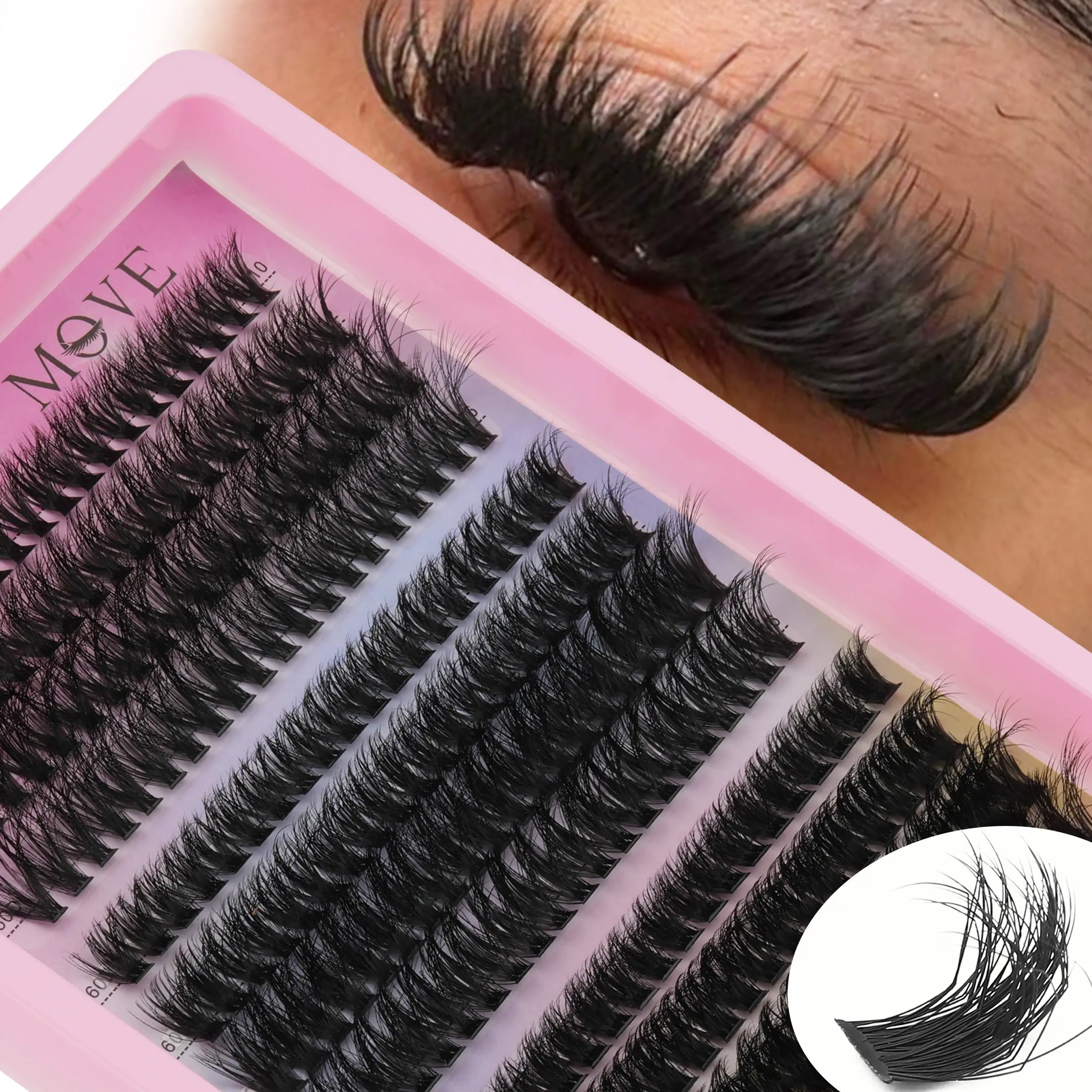 240 Pcs Mixed Length False Eyelashes, 8-16mm Voluminous Cross Style, Soft Fiber Material, Reusable, Ideal for Daily Use, Parties, Cosplay