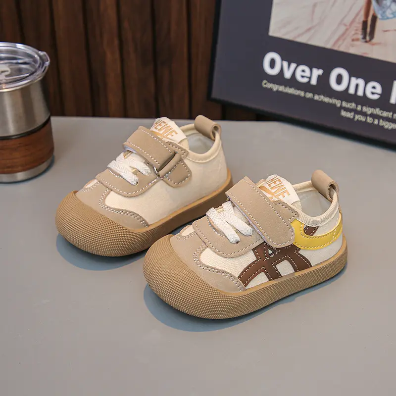 Boys & Girls Korean Style Fashion Casual Anti-Slip Trainers - Multi-Size Solid Colors Spring-Autumn Single Casual Wear Kids' Shoes