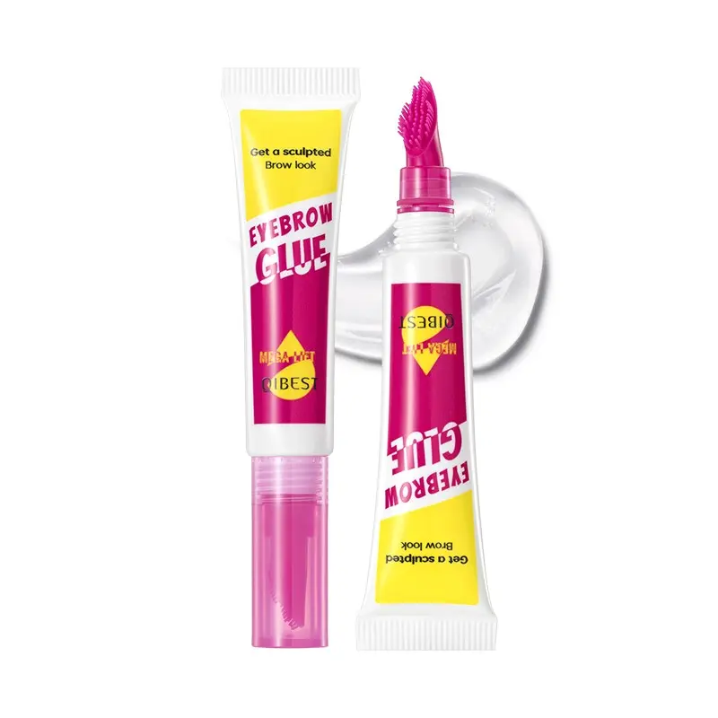 3D Eyebrow Gel, Long-Lasting Waterproof Quick-Dry Brow Shape, Natural Wild Look, Suitable for All Skin Types, Includes Brush Applicator