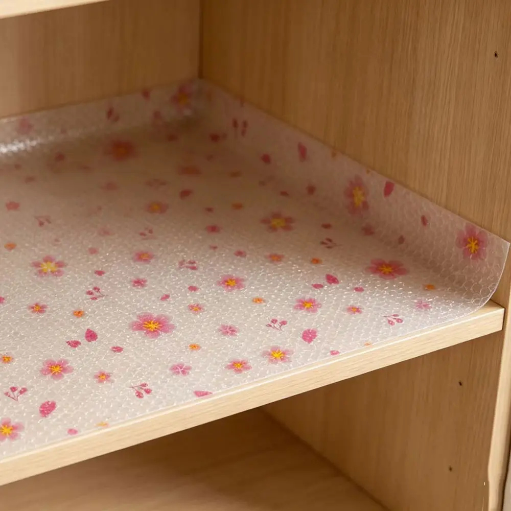 Waterproof Cabinet Shelf Liner, Durable Eva Print Drawer Lining, Cuttable Home Storage Protector, Universal Full House Organizer, 45cm X 300cm