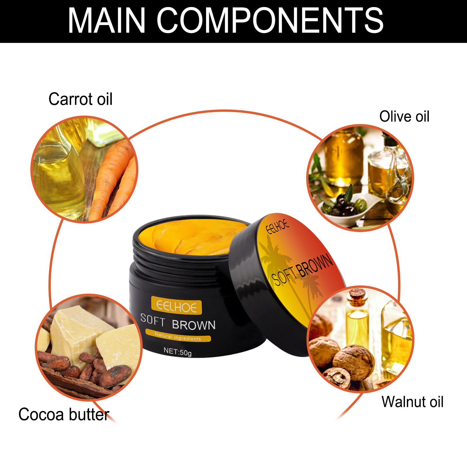 EELHOE Aloe Vera Gel Darkening Cream (50g) Summer Beach Bronze Darkening And Sunbathing Cream Skin Sunburn Repair Gel