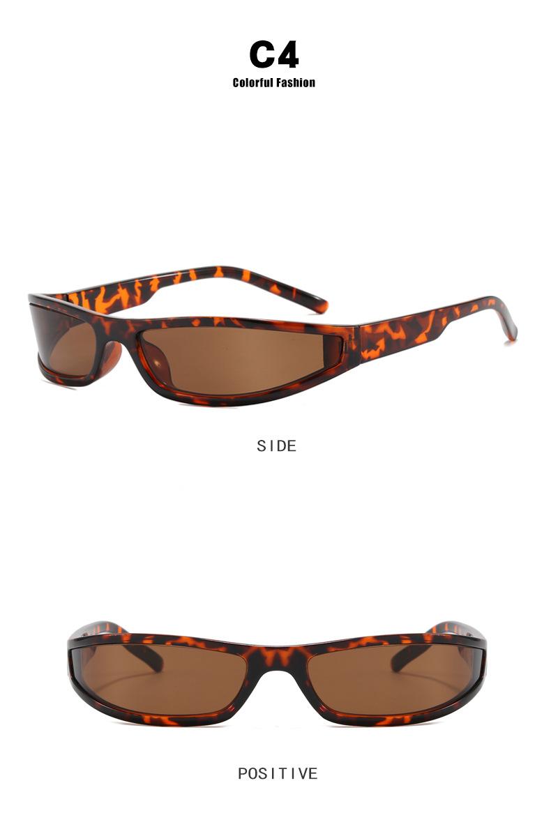 Y2K Wrap Around Futuristic Sunglasses for Women Men | UV400 Protection 2000s Cyberpunk Sport Sunglasses, Trendy Slim Shield Shades for Streetwear Festival Daily Wear