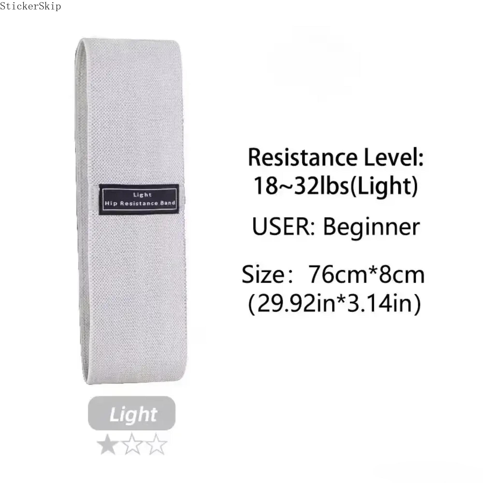 2026 Fabric Resistance Bands Set – Non-Slip Elastic Workout Loop Bands for Women & Men, Booty Glute Training Bands for Squats, Yoga, Pilates & Home Gym, Durable Stretch Fitness Equipment for Daily Exercise