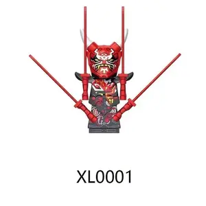 Ninja Cartoon Figure Bricks Morro Oni Omega Mini Building Blocks Assemble Model Doll Kids Boy Toys Birthday Gifts