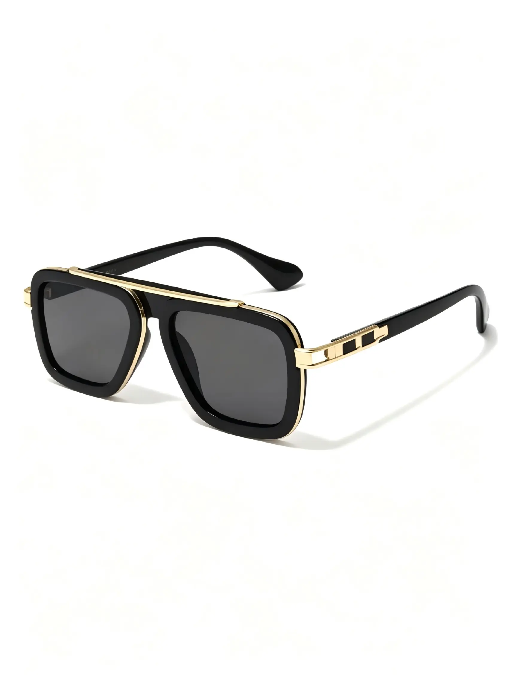 【luxe】2026 Metal UV Protection Fashion Sunglasses, Unisex Square Frame, Trendy Sunshade, Stylish Eyewear for Men and Women