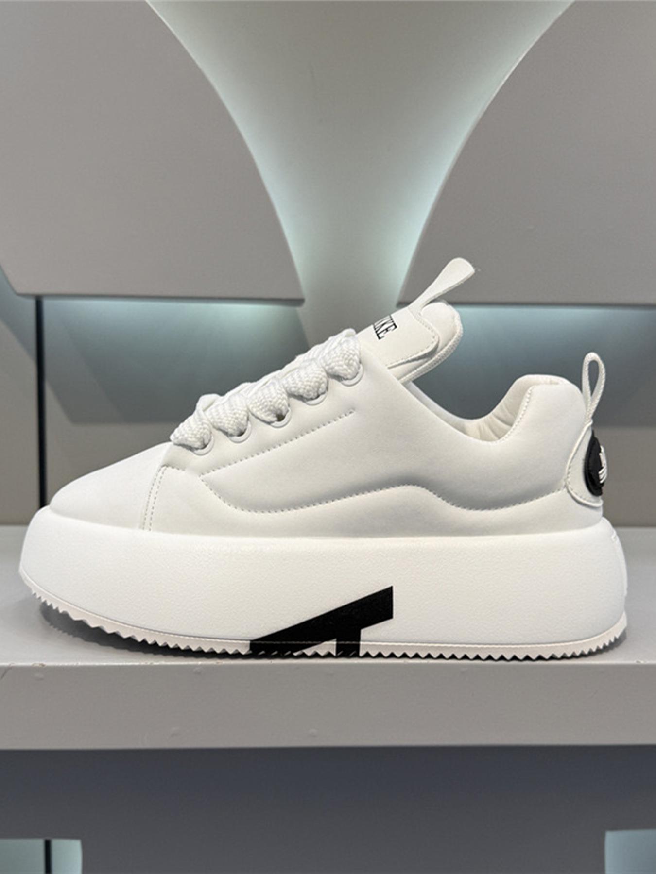 Men's Fashionable Lace Up Low Top Sneakers, Casual Comfortable Breathable Sports Athletic Running Shoes, Male All-match Round Toe Shoes for Daily Wear, Closed