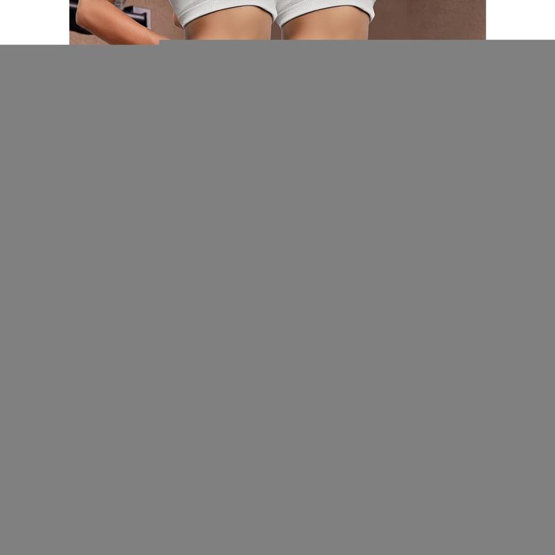 Women's 2-Pack Polyamide Blend Sports Joggers - Slim-Fit, Cropped Cut, Solid Color, Minimalist Modern Design, Soft Breathable High Stretch Fabric (20% Elastane), Elastic Waistband, Drawstring, Machine Washable, Gym Training Jogging Trousers