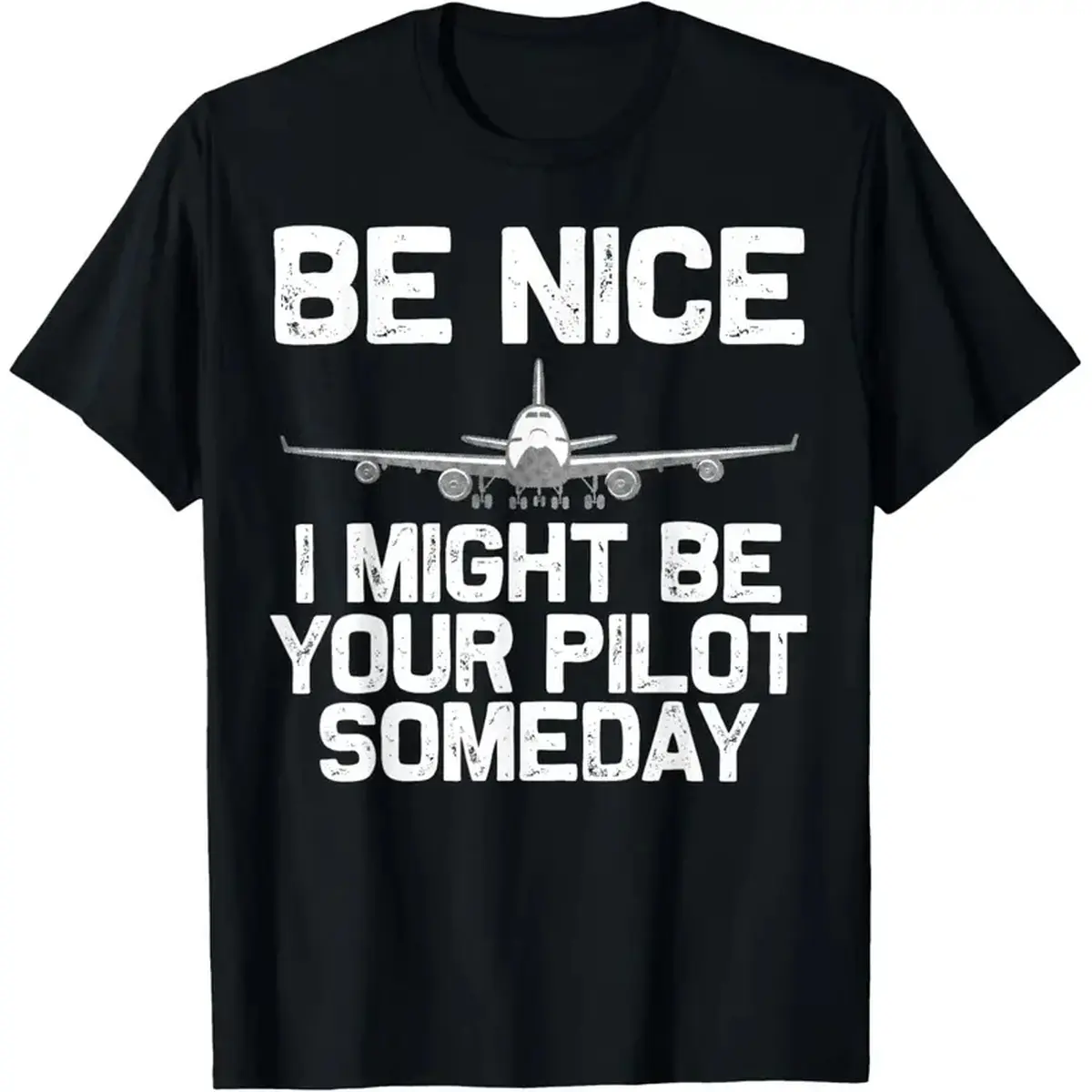 Funny Aviation Airplane Pilot Graphic T-Shirt For Men Women Kids, Breathable Sweat Wicking Versatile Trendy Summer Short Sleeve Casual Tops