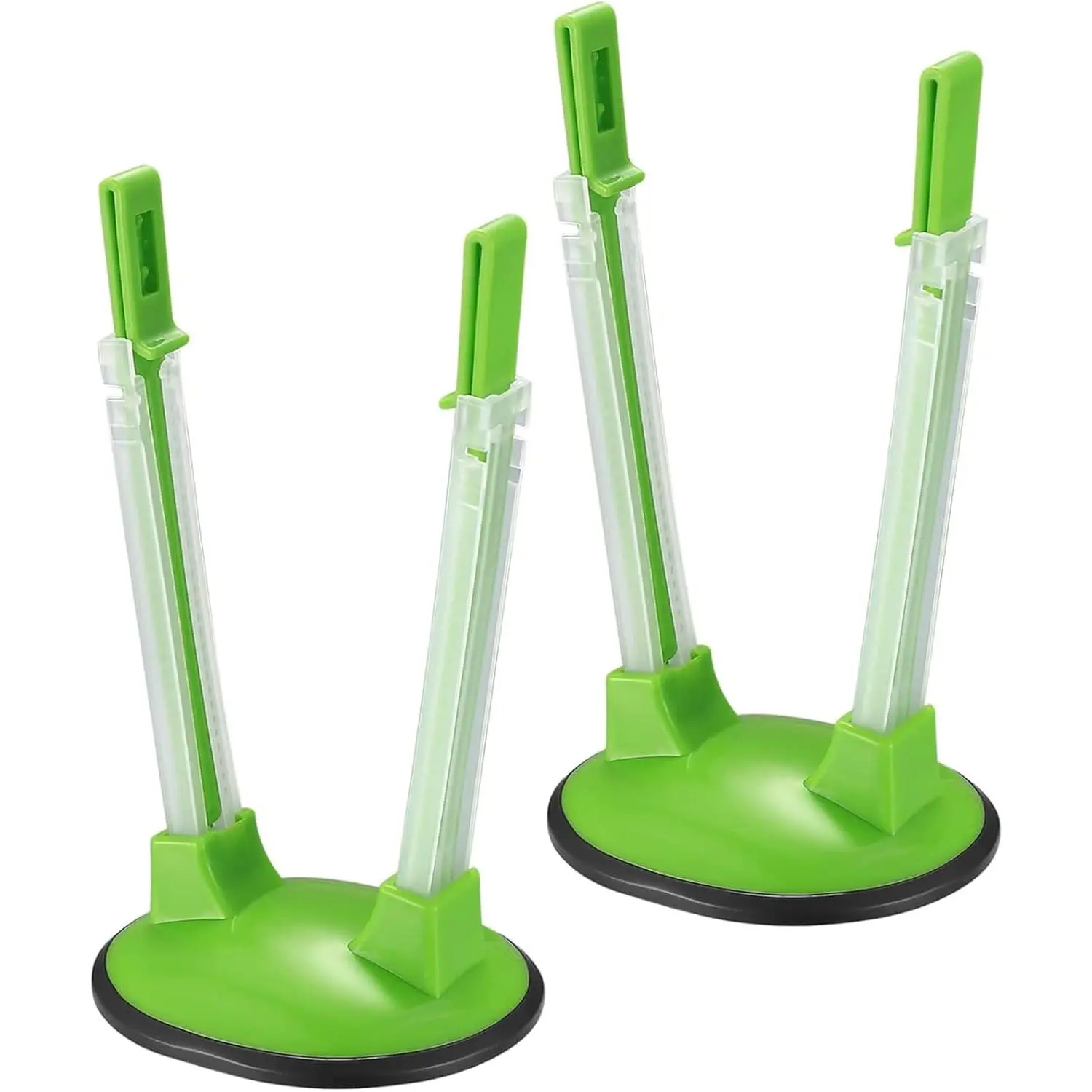 2 count Freezer Bag Holder Stand,  Storage Holders, Adjustable Plastic  Prep Bag, Zip Lock Bag Holder Stand for  Meal Prep Bag, Kitchen Gadget Baggy Rack