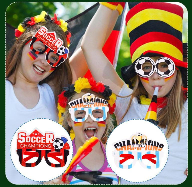 12-Pack Football Glasses Football League Bar Club Party Decoration Props World Cup Fan Supplies