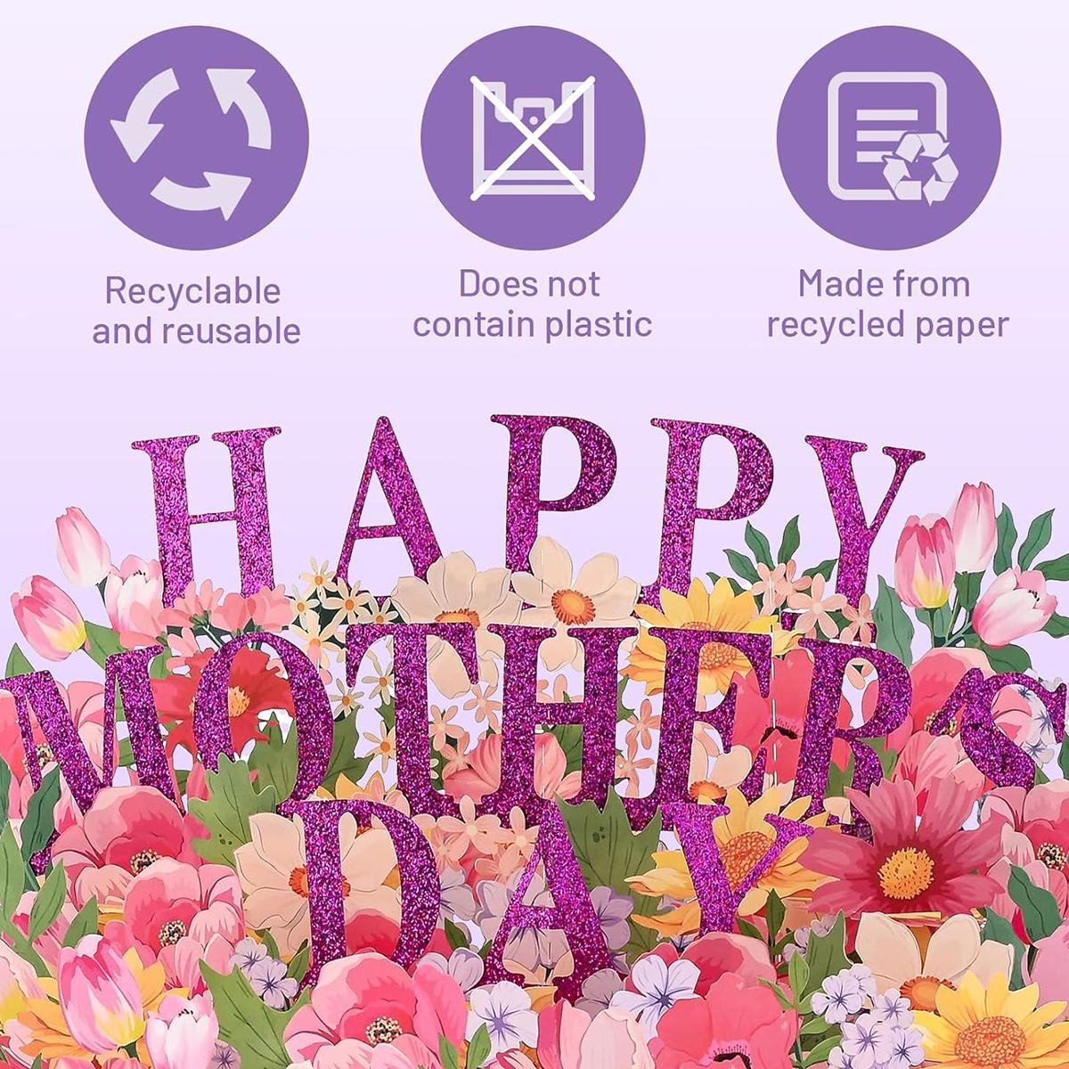 3D Pop Up Mother's Day Greeting Card - Thoughtful Gift for Mom Wife Girlfriend Sister Daughter Friend | Birthday Thank You Anniversary Mother's Day Get Well Card