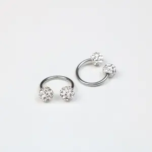 Shiny Inlaid Zircon C-Shape Ear Bone Studs 6 Pack, Multi-size Exquisite Women Earrings for Engagement & Holiday Present summervibes