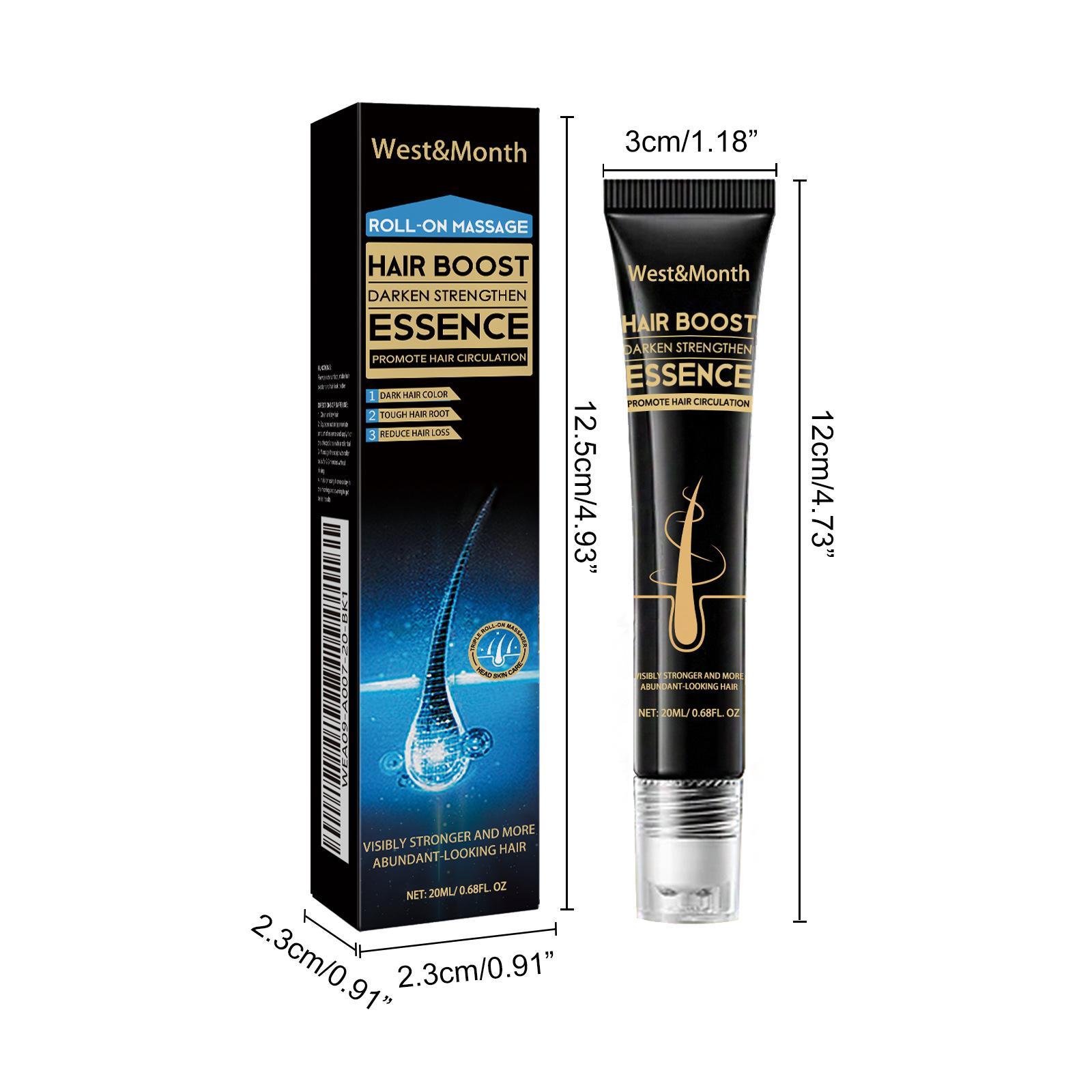 West&Month,Hair nutrition rolling ball, promotes hair growth, provides nutrition, enhances vitality and thickness