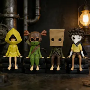 2026 hot item2026 Hot Game GK Little Nightmares Anime Figurine Six Mono Figure Action Figure Anime Game PVC Action Figure CartoonToy Mod