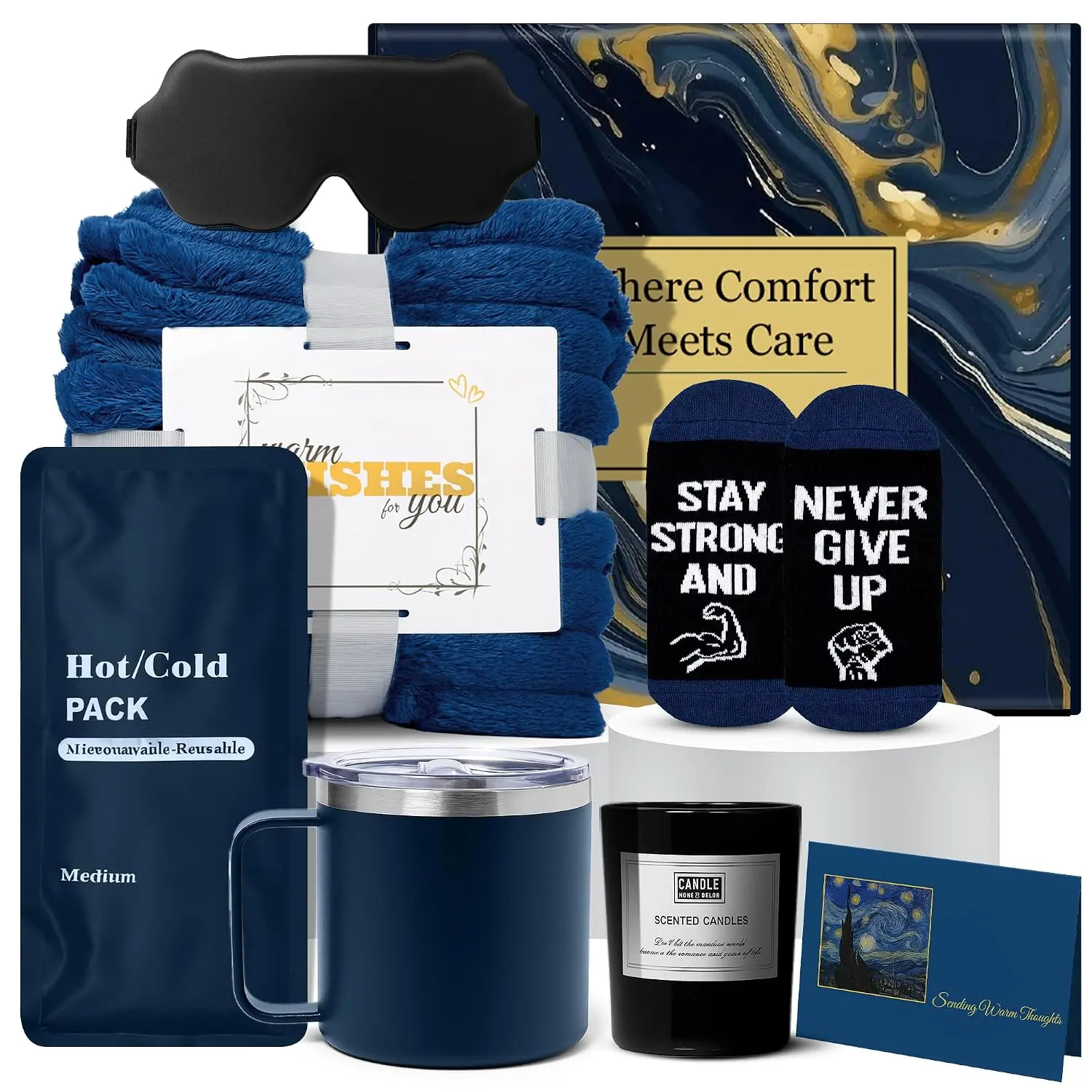 Get Well Soon  Basket Men, Care Package for Men, Get Well Soon Gifts for Man with Hot Cold Pack, After , Cancer Gifts, Sympathy  Basket, Feel ,  , , Dad, Husband