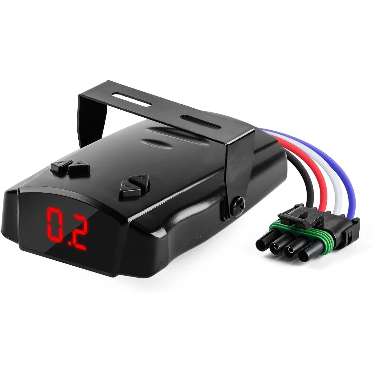 Trailer Brake Controller, Time-Delay for 1-4 Axle Trailers, Overload and Short-Circuit Protection Alerts for Light-Duty Occasional TowingGift