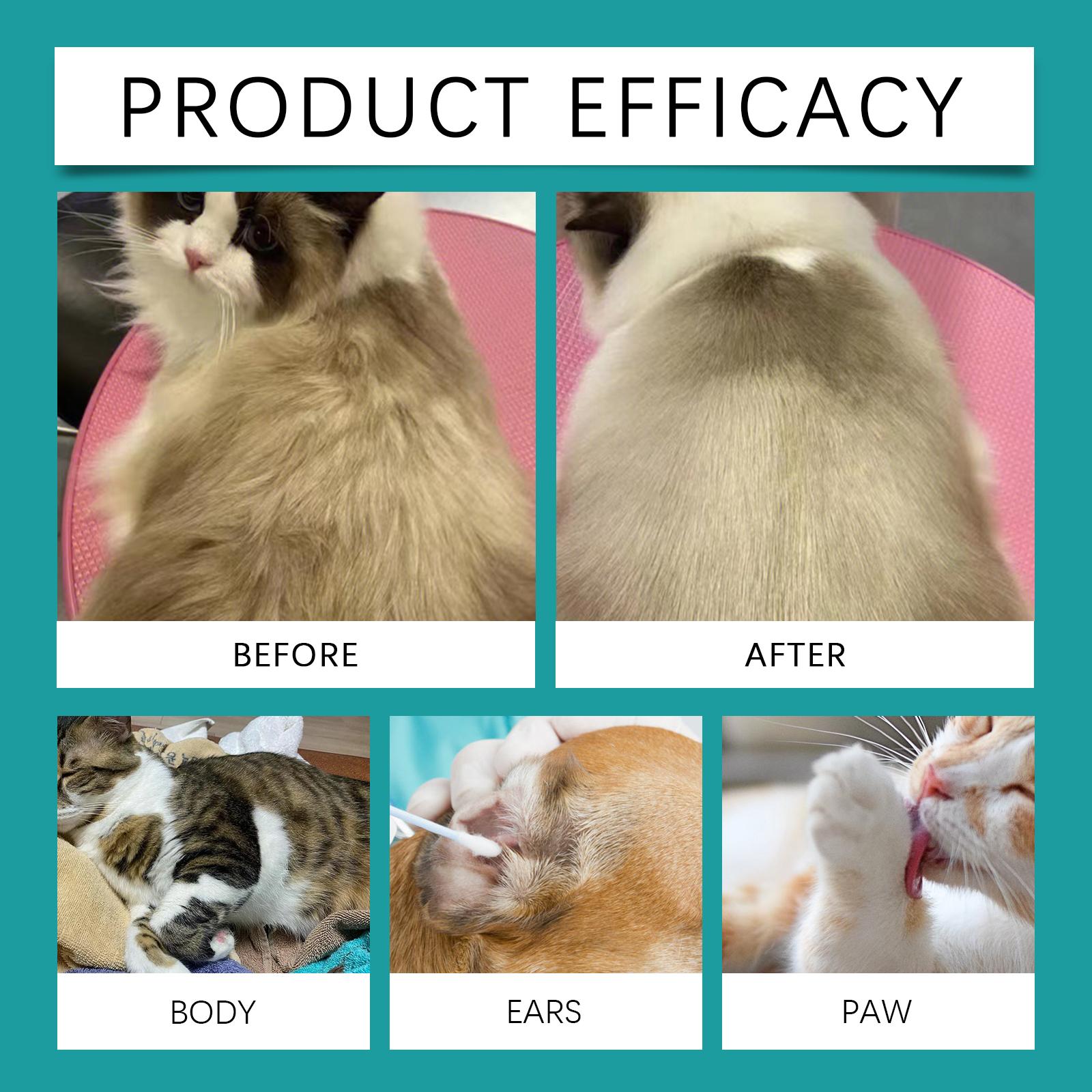 Kriath Pet Cleaning Gloves For Dogs And Cats, No Need For Bathing, Hair And Skin Cleaning, Dirt Care Gloves